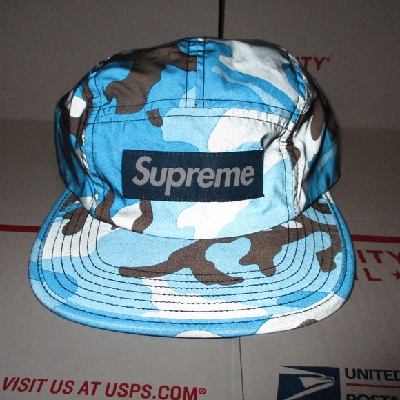 supreme reflective camo hat